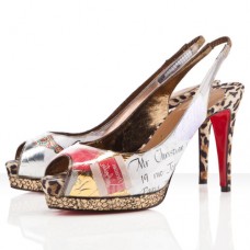 Escarpins Christian Louboutin Winter Trash 100 mm multicolores