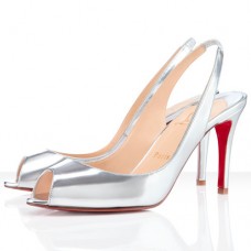 Escarpins Christian Louboutin You You 80 mm argentés