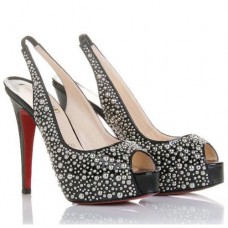 Escarpins Christian Louboutin Star Privé 120 mm noirs Escarpins Christian Louboutin Star Privé 120 mm noirs
