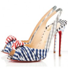 Escarpins Christian Louboutin Jenny 100 mm bleus