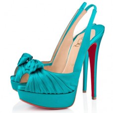 Escarpins Christian Louboutin Jenny 140 mm Paon