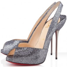 Escarpins Christian Louboutin Boulimina 120 mm gris