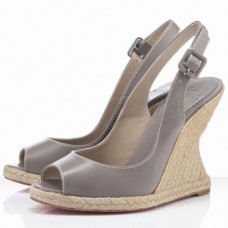 Escarpins compensés Christian Louboutin You Love 120 mm Taupe Escarpins compensés Christian Louboutin You Love 120 mm Taupe