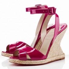 Escarpins compensés Christian Louboutin You Love 120 mm Rose Matador Escarpins compensés Christian Louboutin You Love 120 mm Rose Matador
