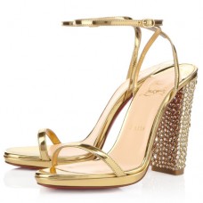 Sandales Christian Louboutin Au Palace 120 mm or Sandales Christian Louboutin Au Palace 120 mm or