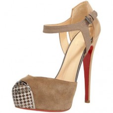Sandales Christian Louboutin Boulima Exclusive D'Orsay 120 mm Taupe Sandales Christian Louboutin Boulima Exclusive D'Orsay 120 mm Taupe