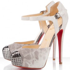Sandales Christian Louboutin Boulima Exclusive D'Orsay 120 mm couleur pierre Sandales Christian Louboutin Boulima Exclusive D'Orsay 120 mm couleur pierre