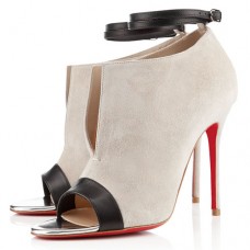 Sandales Christian Louboutin Diptic 100 mm couleur pierre Sandales Christian Louboutin Diptic 100 mm couleur pierre