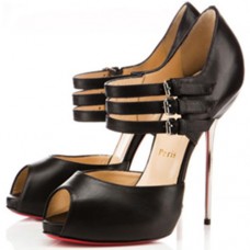 Sandales Christian Louboutin Fibbia 120 mm abricot Sandales Christian Louboutin Fibbia 120 mm abricot