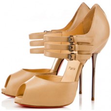 Sandales Christian Louboutin Fibbia 120 mm noires Sandales Christian Louboutin Fibbia 120 mm noires