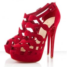 Sandales Christian Louboutin Larissa Plato 140 mm rouges Sandales Christian Louboutin Larissa Plato 140 mm rouges