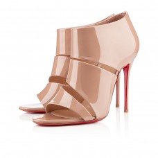 Sandales Christian Louboutin Cachottière 100 mm couleur chair