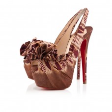 Christian Louboutin High Boubou 160mm Plateformes Fauve Christian Louboutin High Boubou 160mm Plateformes Fauve