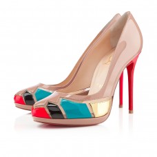 Escarpins Christian Louboutin Astrogirl 120 mm couleur chair