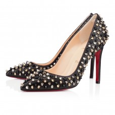 Escarpins Christian Louboutin Pigalle Spikes 120 mm Noir/Mix