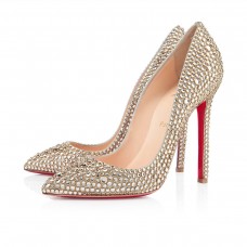 Christian Louboutin Pigalle Strass 120 mm Or Occasion Spéciale Christian Louboutin Pigalle Strass 120 mm Or Occasion Spéciale