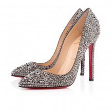 Christian Louboutin Pigalle Strass 120 mm Occasion Spéciale Hématite Christian Louboutin Pigalle Strass 120 mm Occasion Spéciale Hématite