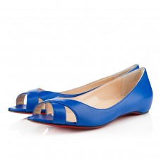 Sandales plates Croisette bleues Christian Louboutin
