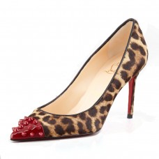 Escarpins Christian Louboutin Geo 80 mm léopard Escarpins Christian Louboutin Geo 80 mm léopard