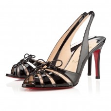 Sandales Christian Louboutin Corsetica 80 mm noires Sandales Christian Louboutin Corsetica 80 mm noires