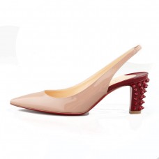 Escarpins Christian Louboutin Lemer 40 mm couleur chair Escarpins Christian Louboutin Lemer 40 mm couleur chair