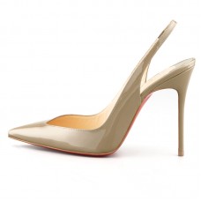 Christian Louboutin Flueve 120mm Slingbacks Grège