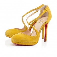 Escarpins Christian Louboutin Vagalami 120 mm jaunes Escarpins Christian Louboutin Vagalami 120 mm jaunes