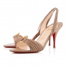 Sandales Christian Louboutin Vanestic 80 mm Taupe