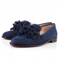 Christian Louboutin Mocassins Japonaise Marine