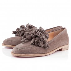 Christian Louboutin Mocassins Japonaise Taupe
