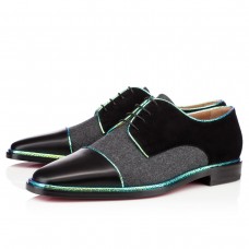Mocassins Christian Louboutin Bruno Orlato Noir/Gris