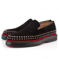 Mocassins Christian Louboutin Fredapoitiers noirs