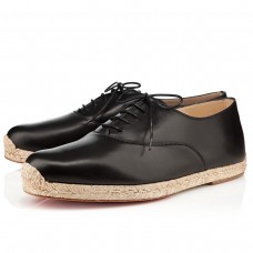Sandales Esparfred noires Christian Louboutin