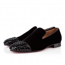 Mocassins noirs Christian Louboutin Spooky
