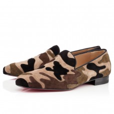 Christian Louboutin Mercenaire Mocassins Camouflage