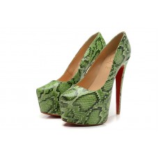 Escarpins Christian Louboutin Daffodile 160 mm à plateforme verte Escarpins Christian Louboutin Daffodile 160 mm à plateforme verte