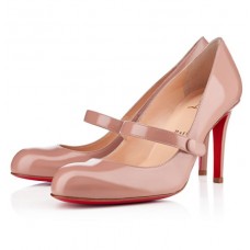 Escarpins Christian Louboutin Wallis 80 mm couleur chair Escarpins Christian Louboutin Wallis 80 mm couleur chair