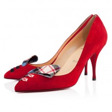 Escarpins Christian Louboutin So Audrey 80 mm rouges