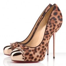 Escarpins Christian Louboutin Metalipp 120 mm Léopard Escarpins Christian Louboutin Metalipp 120 mm Léopard