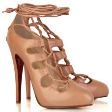 Escarpins Mary Jane Bloody 120 mm marron de Christian Louboutin
