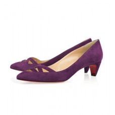 Escarpins Christian Louboutin Manue 40 mm violets
