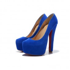 Escarpins Christian Louboutin Daffy 160 mm bleus Escarpins Christian Louboutin Daffy 160 mm bleus