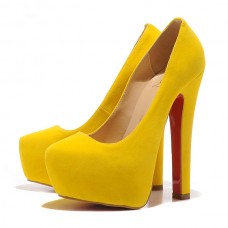 Escarpins Christian Louboutin Daffy 160 mm jaunes Escarpins Christian Louboutin Daffy 160 mm jaunes