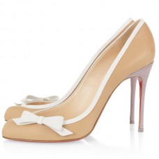 Escarpins Christian Louboutin Beauty 100 mm beiges