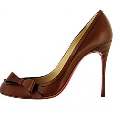 Escarpins Christian Louboutin Beauty 100 mm couleur café