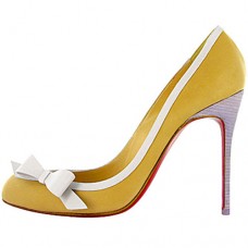 Escarpins Christian Louboutin Beauty 100 mm jaunes