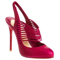 Escarpins Christian Louboutin Mille Cordes 100 mm rouges Escarpins Christian Louboutin Mille Cordes 100 mm rouges