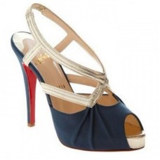 Escarpins Christian Louboutin Angela 120 mm bleus