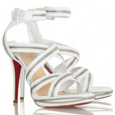 Sandales Christian Louboutin Rodita 120 mm blanches