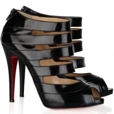 Sandales Christian Louboutin Grill 120 mm noires Sandales Christian Louboutin Grill 120 mm noires